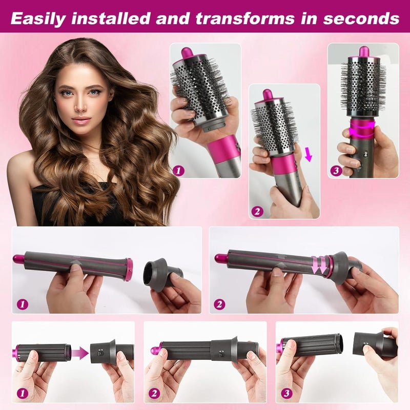 GreeSuit Hair Curling Iron Barrel Attachments: Long Hair Curling Barrels Styler with Adaptor for Dyson Airwrap Hair Dryer, Styler Iron Attachment Parts Hair Tool - Image 3